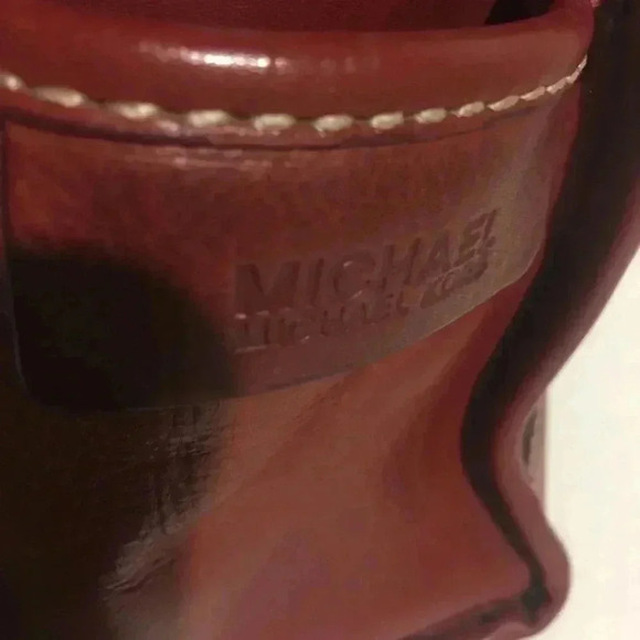 Michael kors red leather hobo handbag - Picture 4 of 8